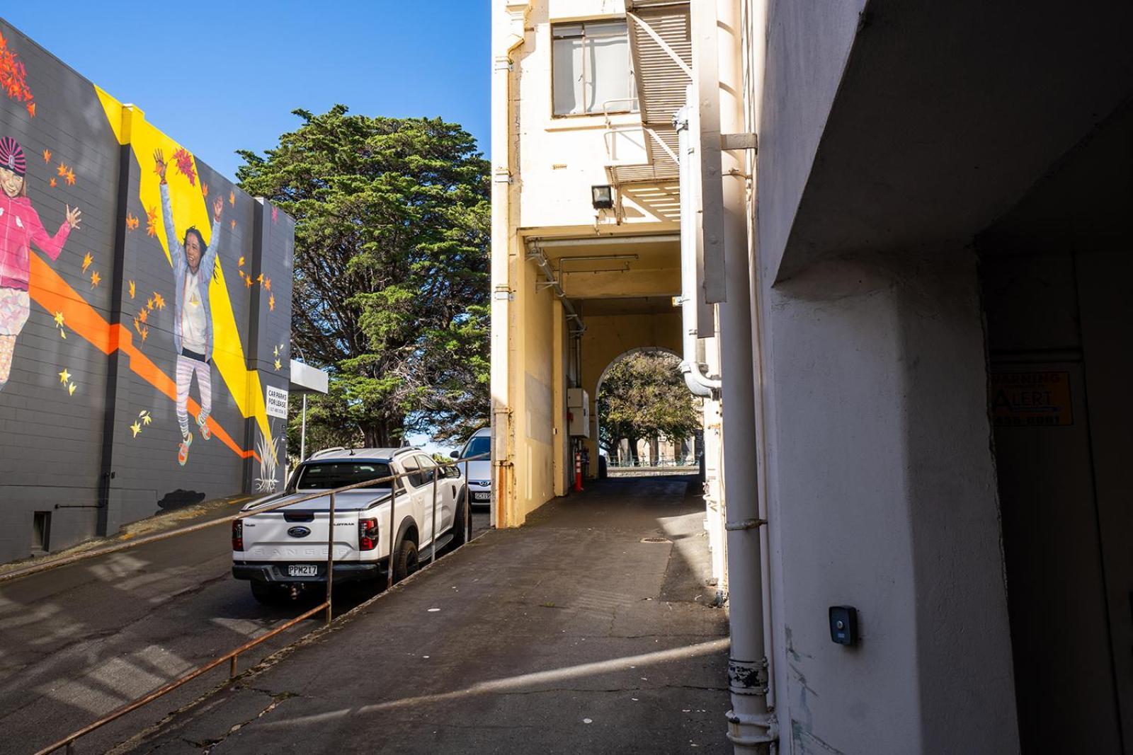 Deluxe Inner-City Apartment On Moray 但尼丁 外观 照片